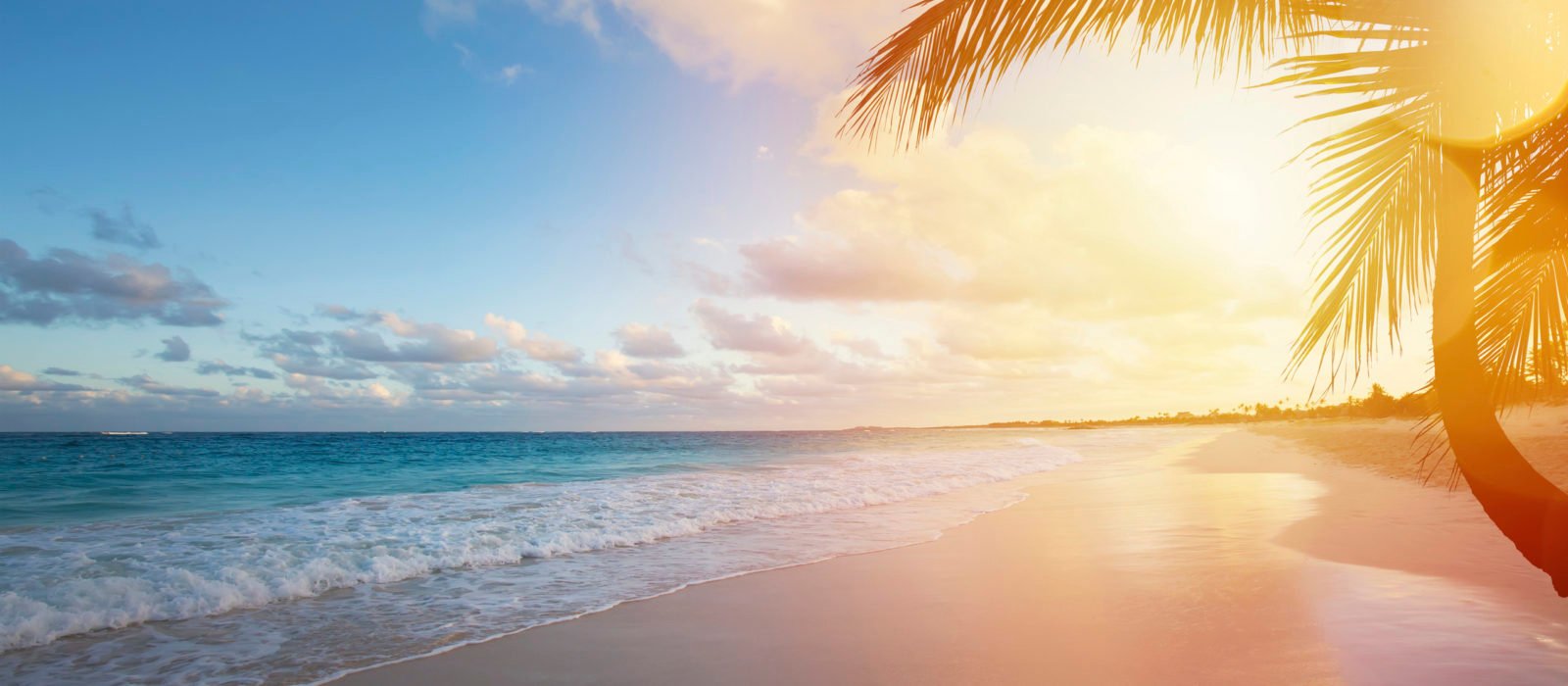 Tropical Beach Bali Sunset