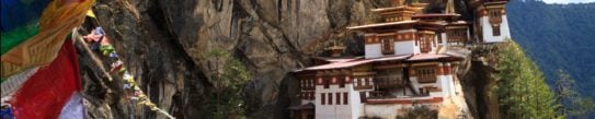 Paro Taktsang temple on the cliff face of Tiger's Nest