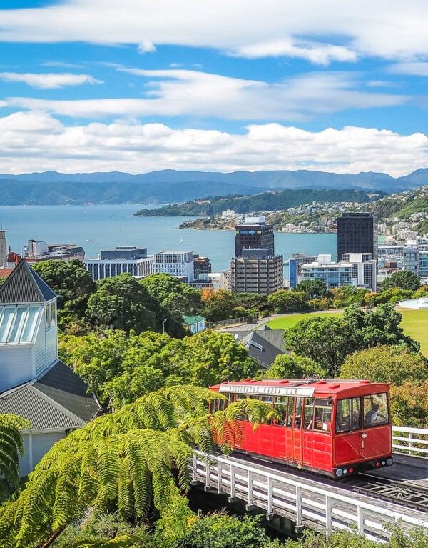 Wellington Cable Car, the landmark of New Zealand.