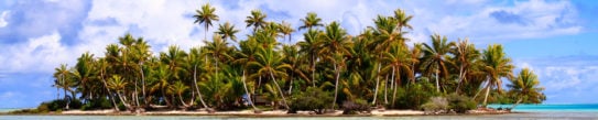 Rangiroa atoll, Tuamotu islands, French Polynesia.