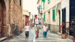 family-mediterranean-town